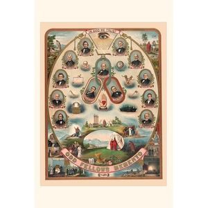 Vintage Journal Odd Fellows Memento -- Found Image Press